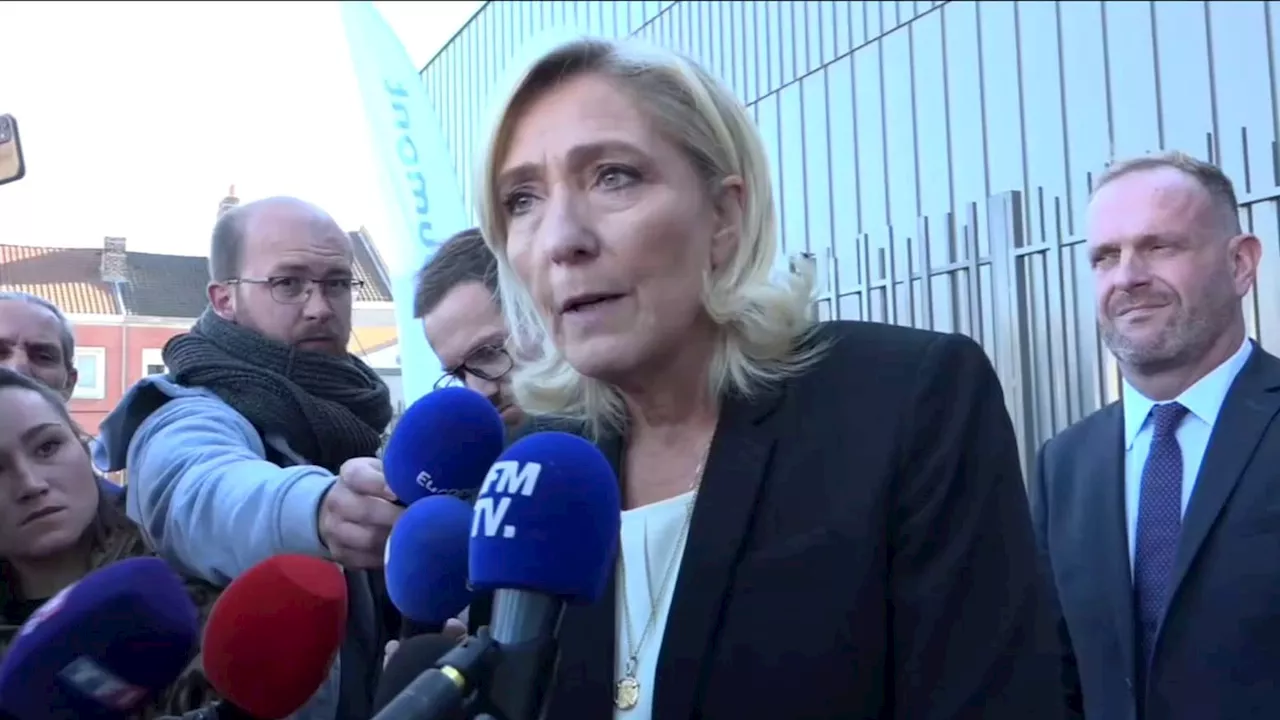 Enseignant tué à Arras: Marine Le Pen demande des lois plus 'fermes' en matière d'immigration