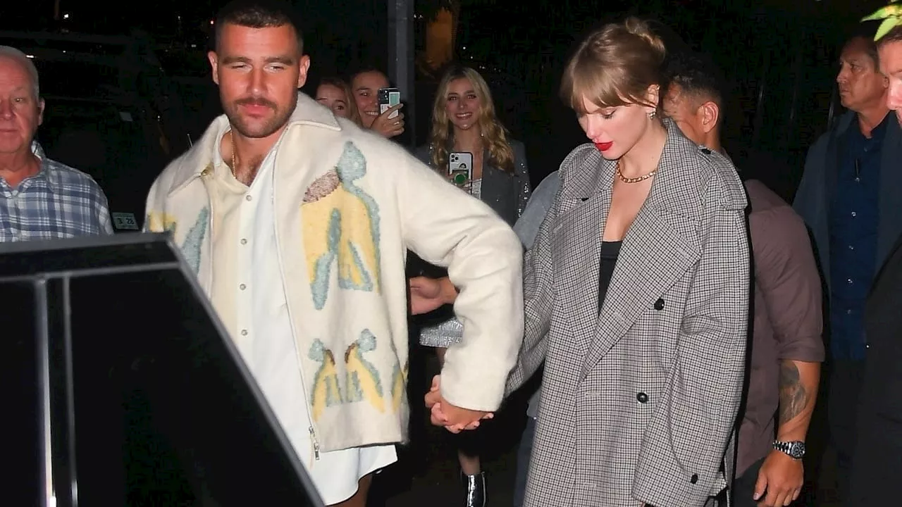 Taylor Swift und Travis Kelce halten Händchen: Die Fotos!