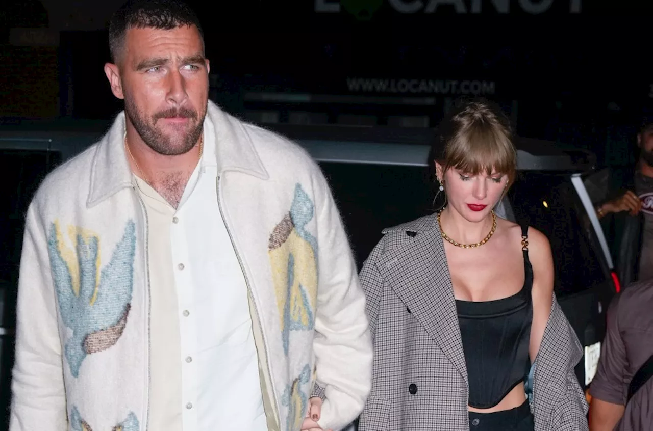 Taylor Swift & Travis Kelce Seen Holding Hands at 'SNL' Afterparty