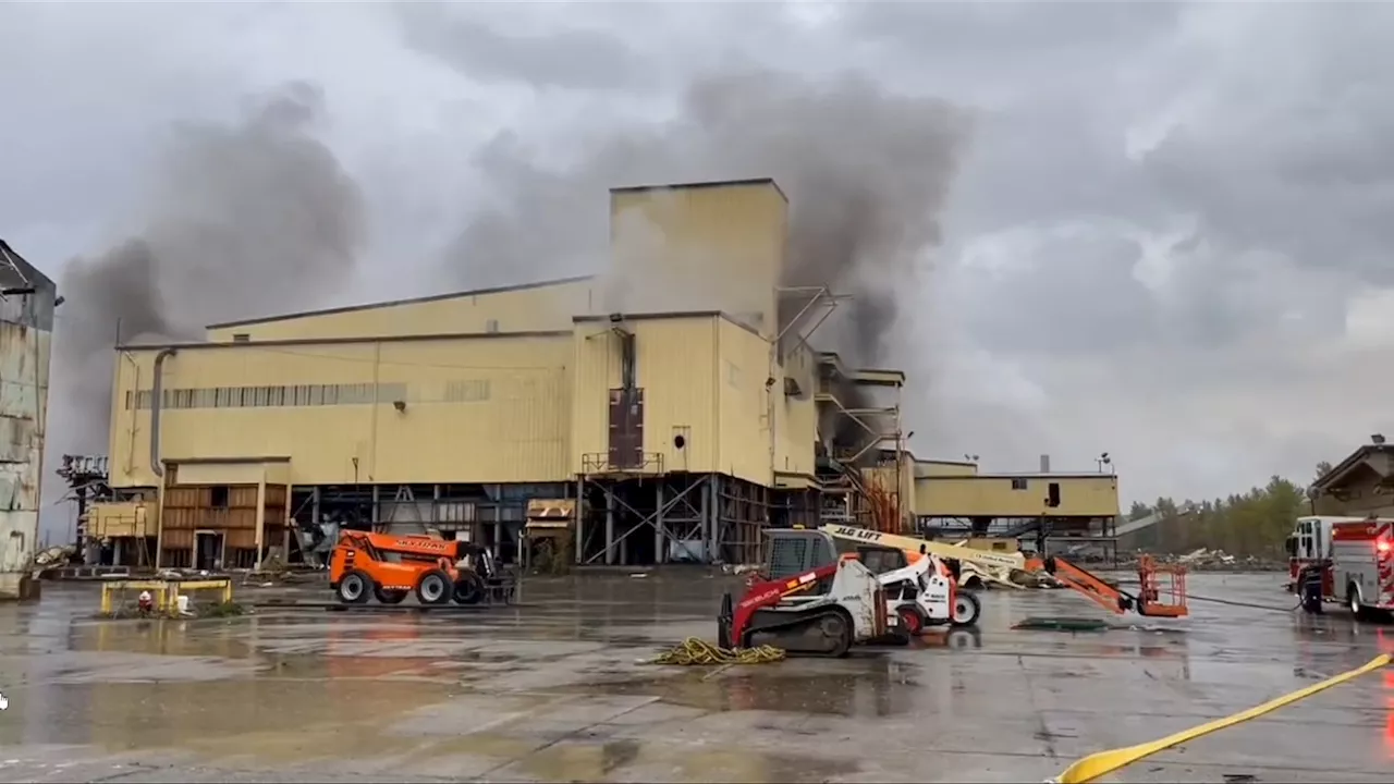 Suspicious fire at Port Alberni’s Somass Mill under investigation: fire dept