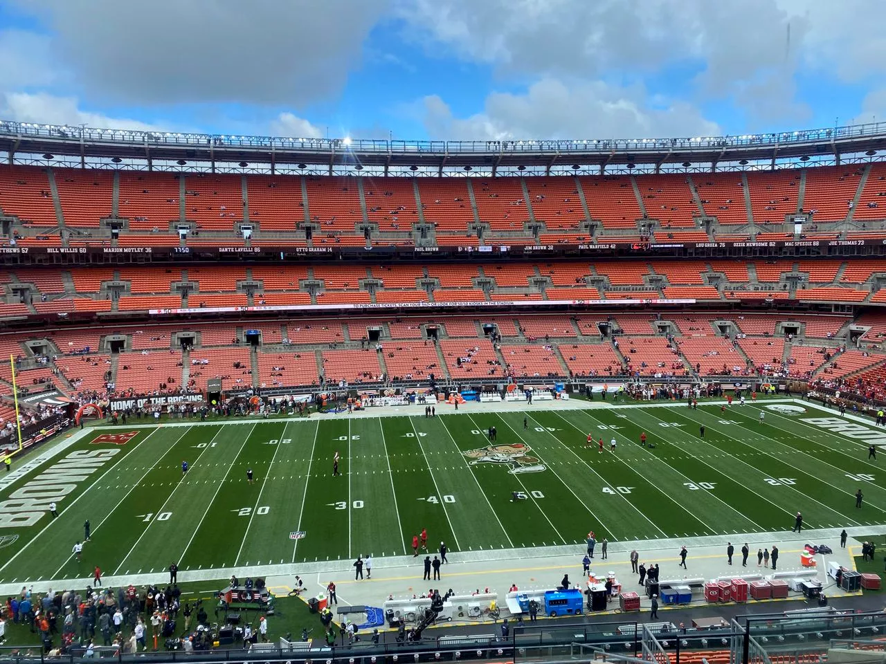 Browns vs. 49ers live score updates, news from Cleveland Browns Stadium