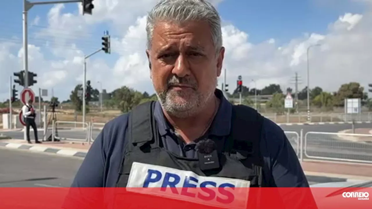 'Tivemos de fugir muito rapidamente': Enviado especial CM/CMTV a Israel sobre novo bombardeamento do Hamas