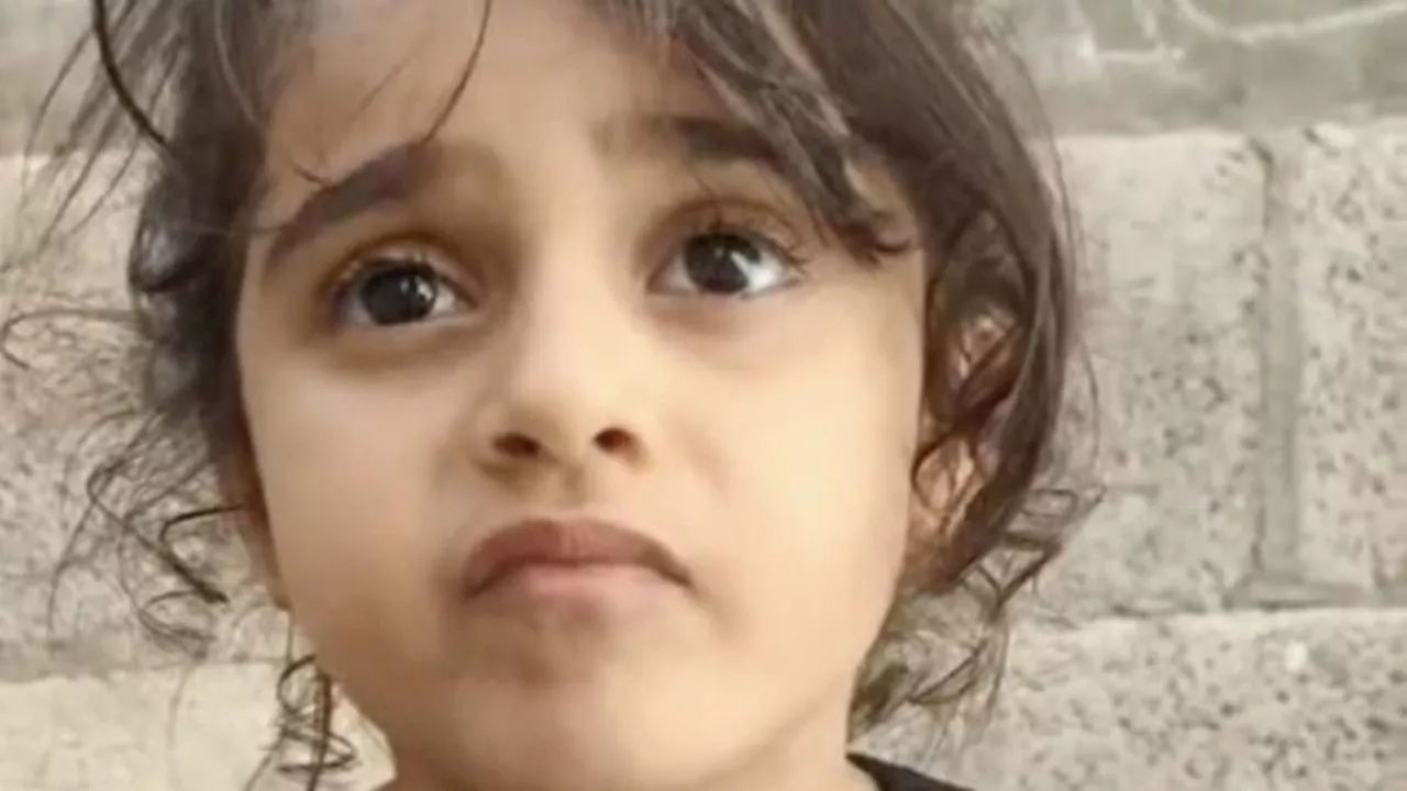 British-Palestine girl, five, describes her fears about the bombardment of Gaza in a moving TikTok...