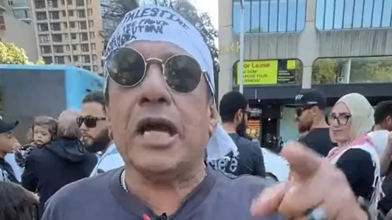 Pro-Palestine protester calls for Jews to be 'wiped out' as Australian anti-Israel protests turn...