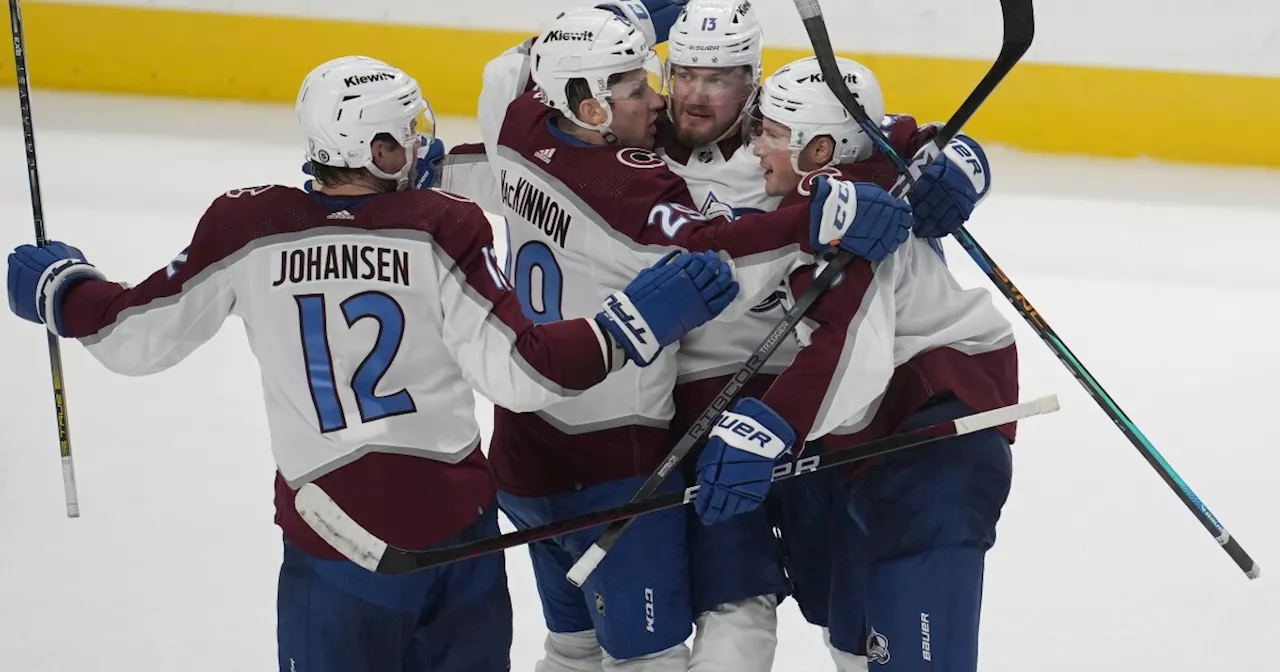 Avalanche beat Sharks 2-1 in shootout to spoil 51-save performance by Mackenzie Blackwood