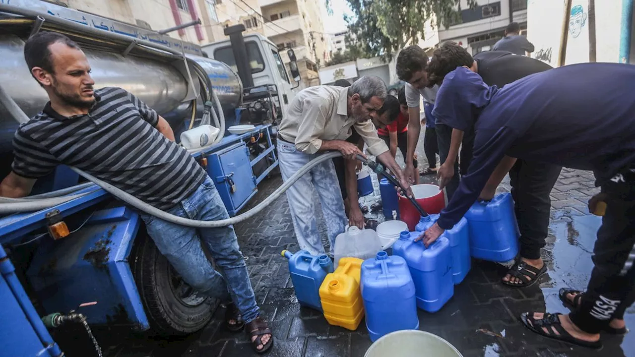 Nach den Terrorattacken der Hamas: Israel stellt Wasserversorgung im Süden des Gazastreifens wieder her