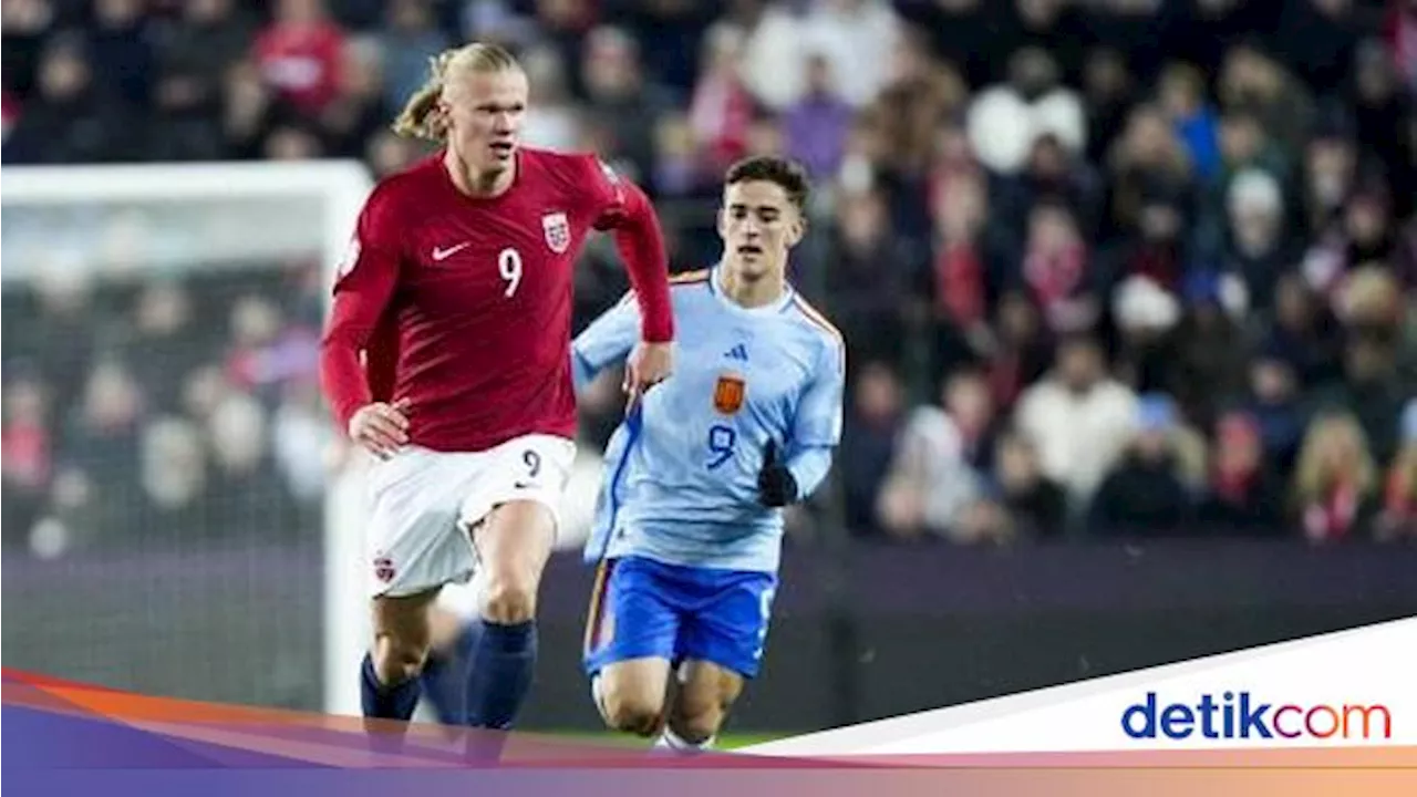 Erling Haaland Mati Kutu Lawan Spanyol