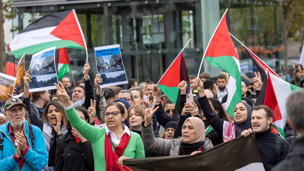 - Pro-Palästinensische Aktivisten am Potsdamer Platz