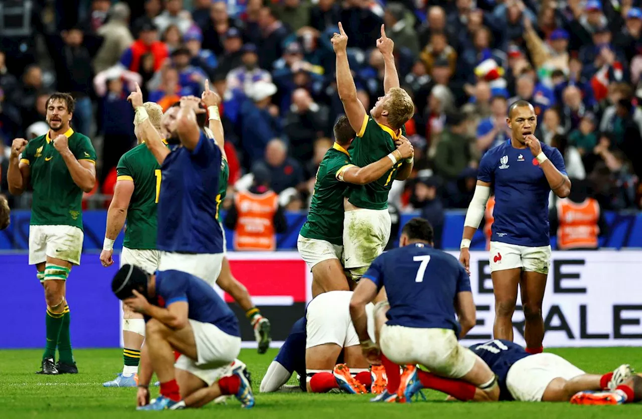 El gen ganador de Sudáfrica finiquita a Francia del Mundial de rugby