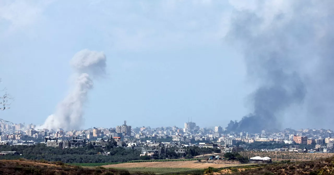 Bombas de Israel caem de norte a sul da Faixa de Gaza