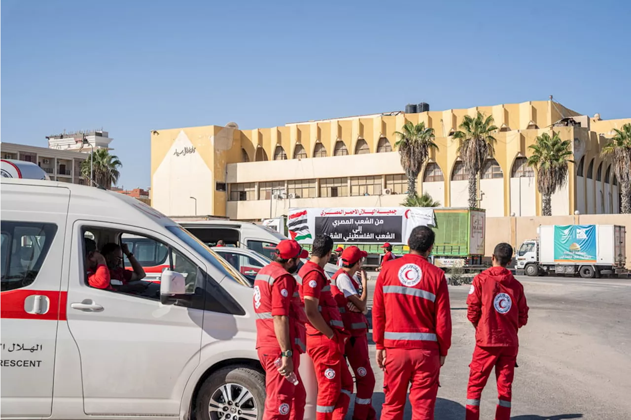 Aid for Gaza stuck in Egypt with Rafah crossing closed