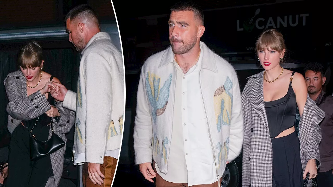 Taylor Swift and Travis Kelce leave ‘SNL’ after party together hand in hand, after surprise cameos