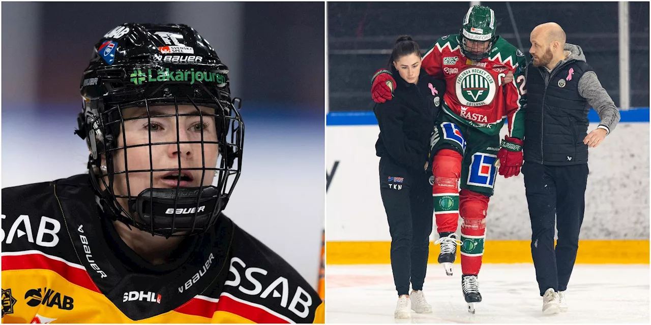 Stängs av efter Frölunda-stjärnans skada