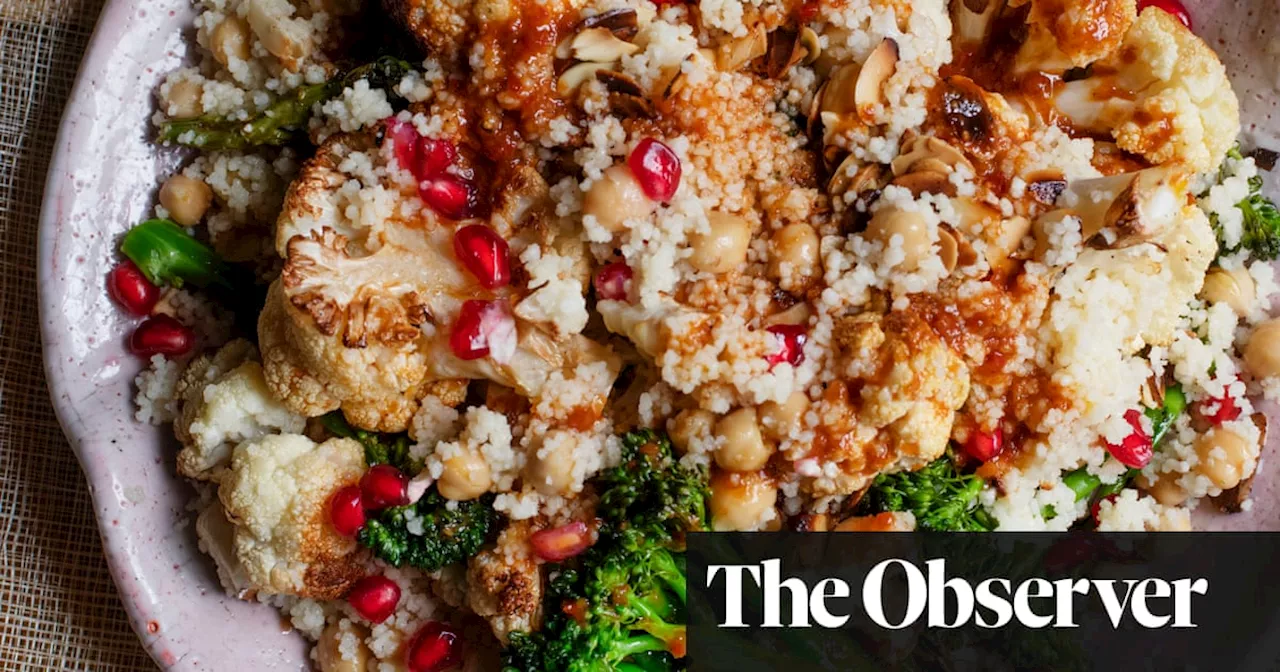 Nigel Slater’s recipe for roast cauliflower couscous, plus baked figs