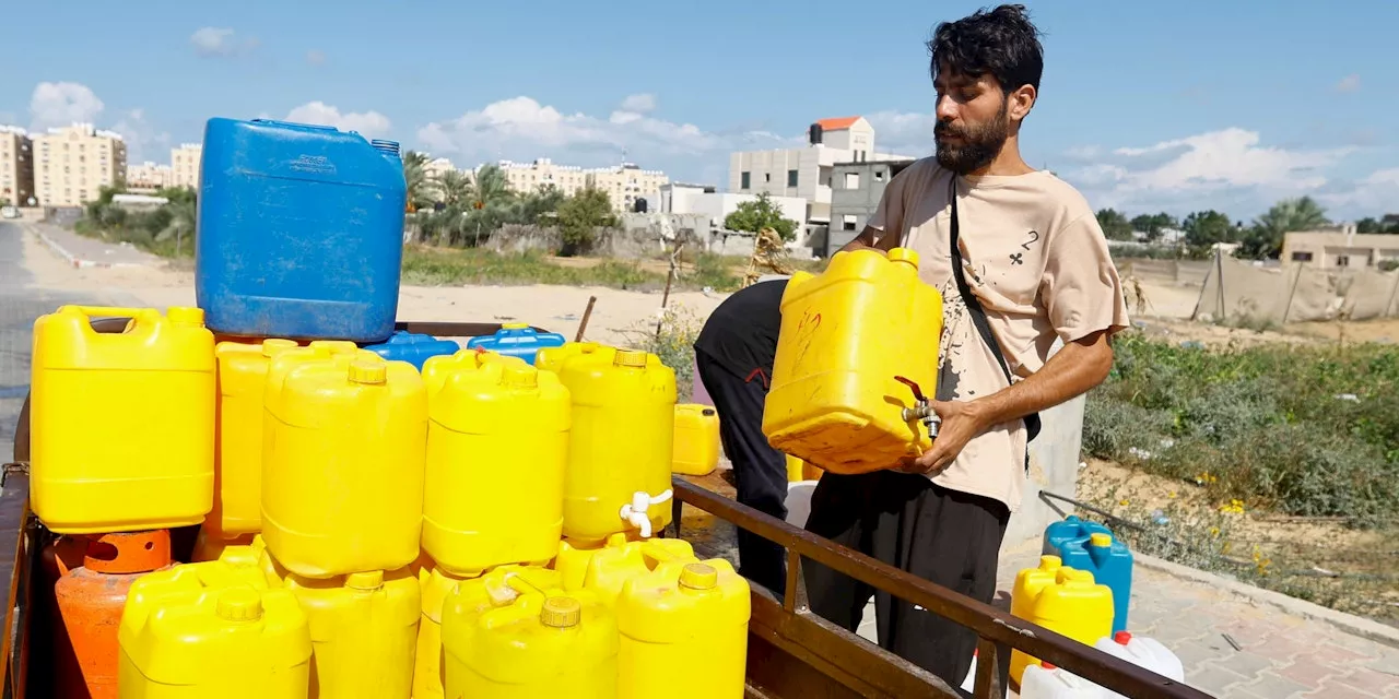 Israel lässt wieder Wasser in Süden von Gaza fließen­