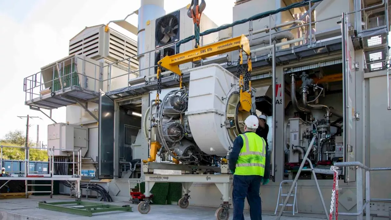 World first 100% hydrogen gas turbine tested in France