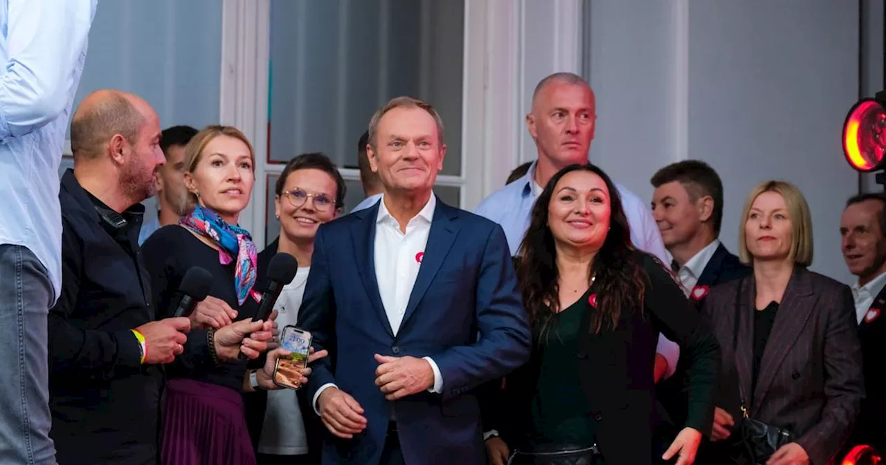 Donald Tusk claims victory in Poland after polls predict change of administration