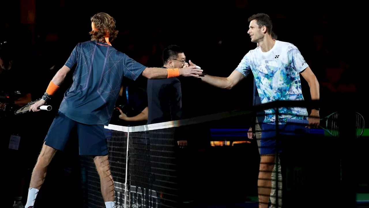 Enges Match: Hurkacz siegt in Shanghai gegen Rublev