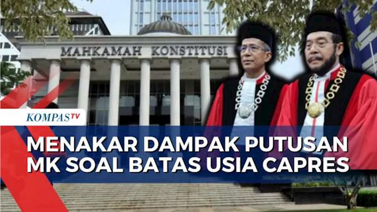 Menakar Dampak Putusan Usia Capres-Cawapres, Perludem: MK Jangan Masuk Politisasi Yudisial