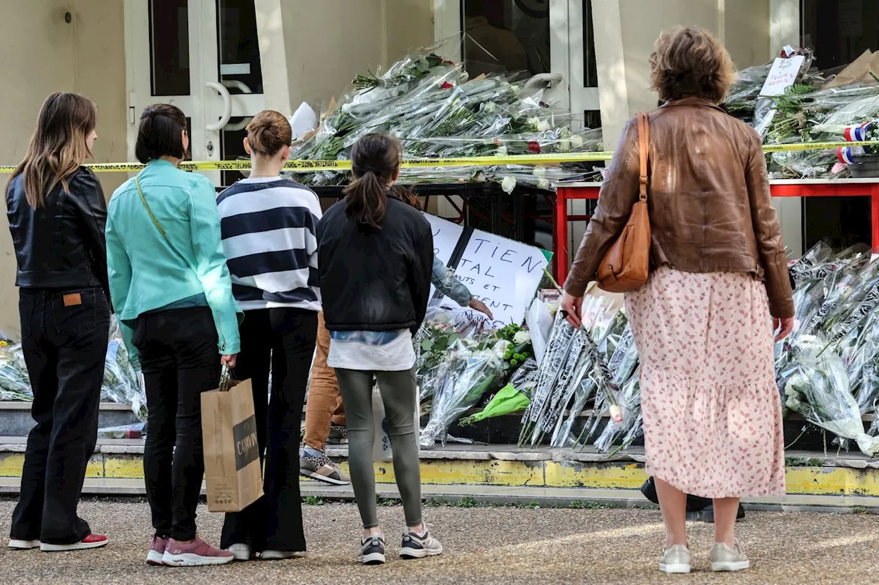 Attentat d'Arras: hommages à Dominique Bernard, le gouvernement affiche sa «fermeté»