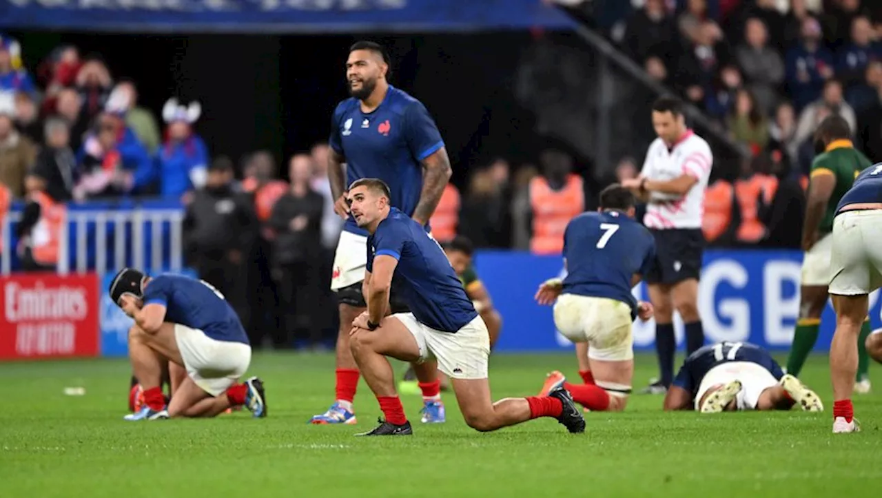 VIDEO. France-Afrique du Sud : la détresse déchirante des Bleus au coup de sifflet final, après leur défaite e