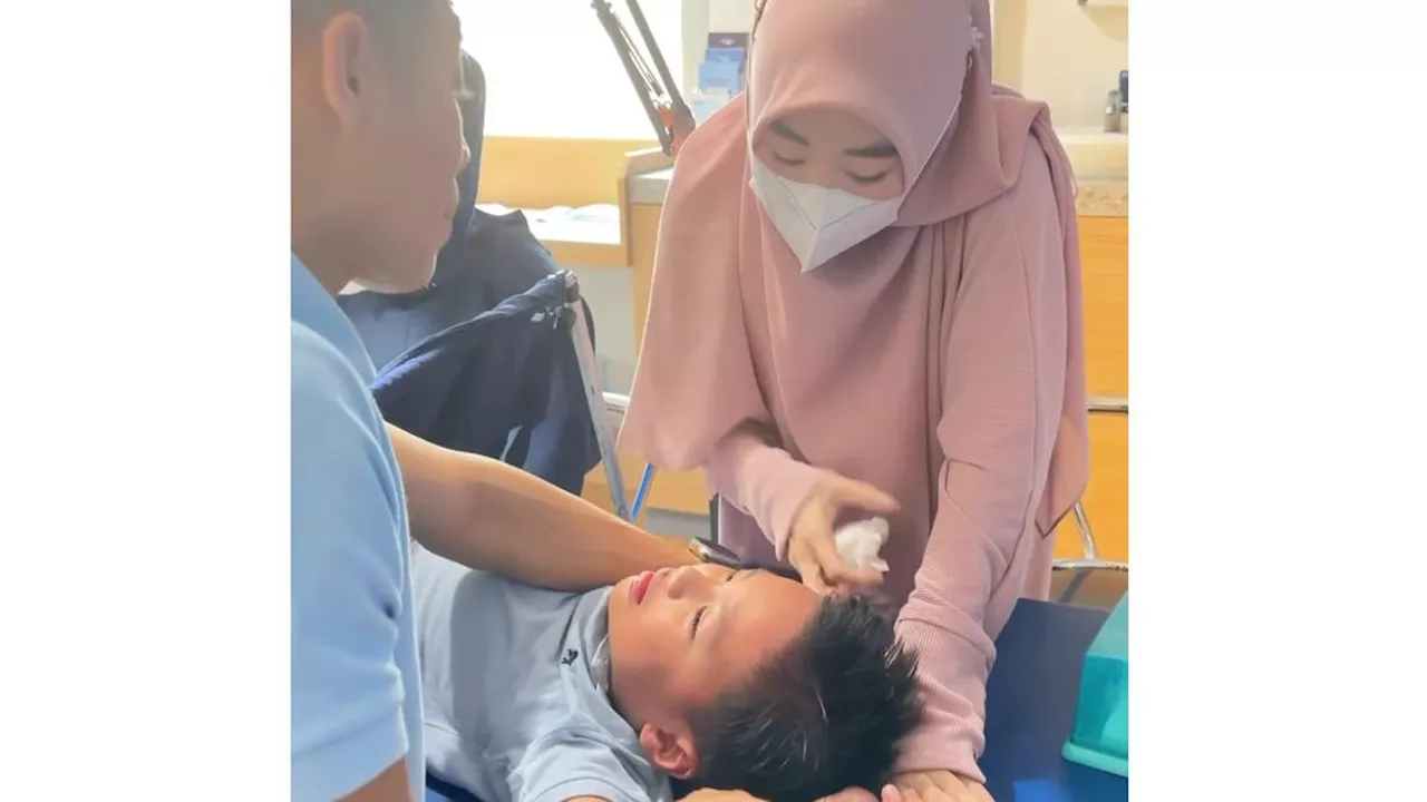 Larissa Chou Bersyukur Ada Ikram Rosadi yang Dampingi Putranya Disunat: Papa Baik Ada di Tengah Kami