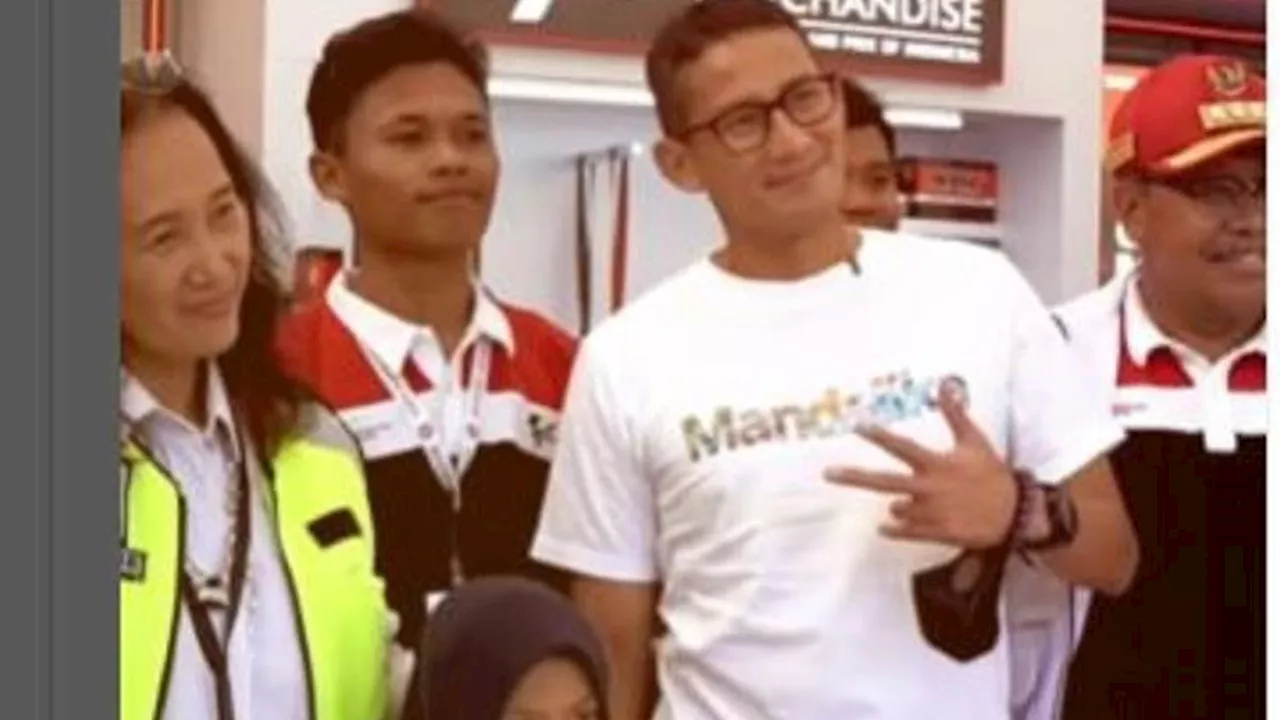 Sandiaga Uno Ungkap Transaksi Pameran UMKM di MotoGP Mandalika Sudah Nyaris Rp3 Miliar dalam 2 Hari