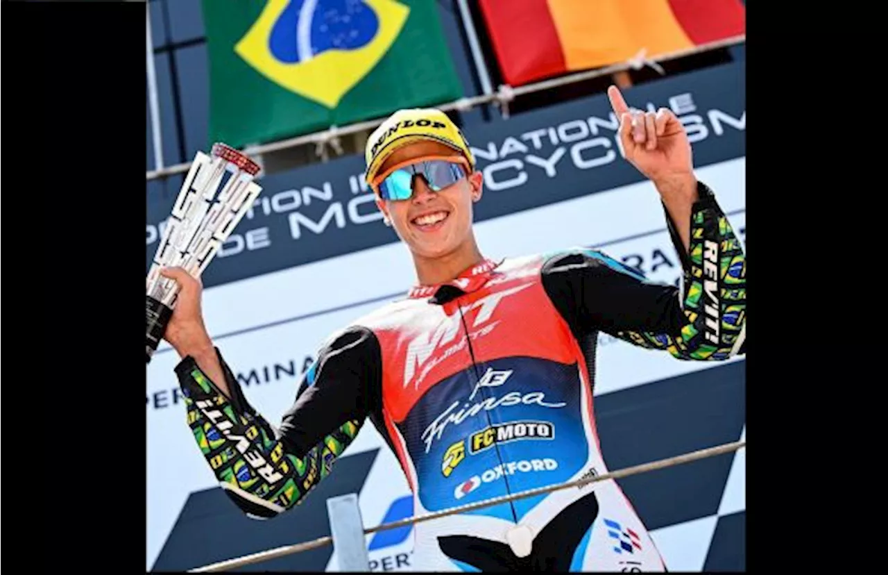 Diogo Moreira Juarai Moto3 Indonesia, Ukir Sejarah untuk Brasil