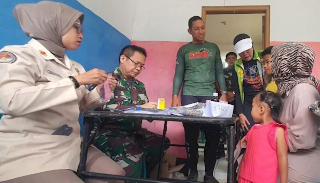 Korem O61 Gelar Bakti Sosial Bagi Pekerja Perkebunan Teh di Cisarua