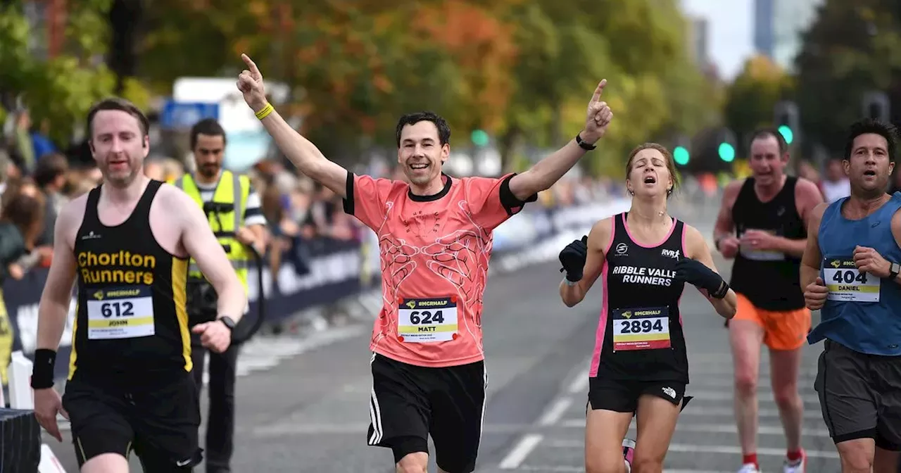 LIVE: Manchester Half Marathon gets underway as 16,000 people take to the city centre