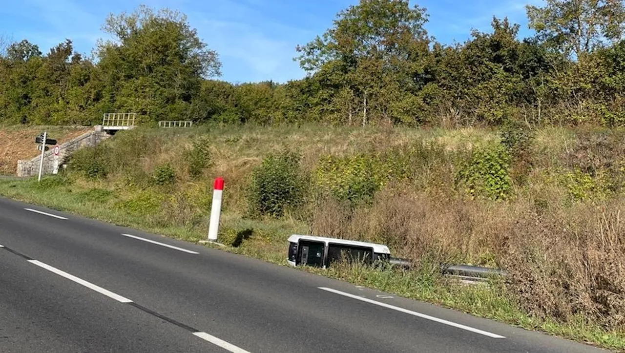 Le radar tourelle de la RN 88, au niveau de Cultures en Lozère, hors service