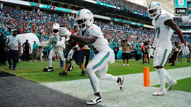 Dolphins' Tyreek Hill fined over $10K for peace sign touchdown celebration  as NFL fines continue to escalate