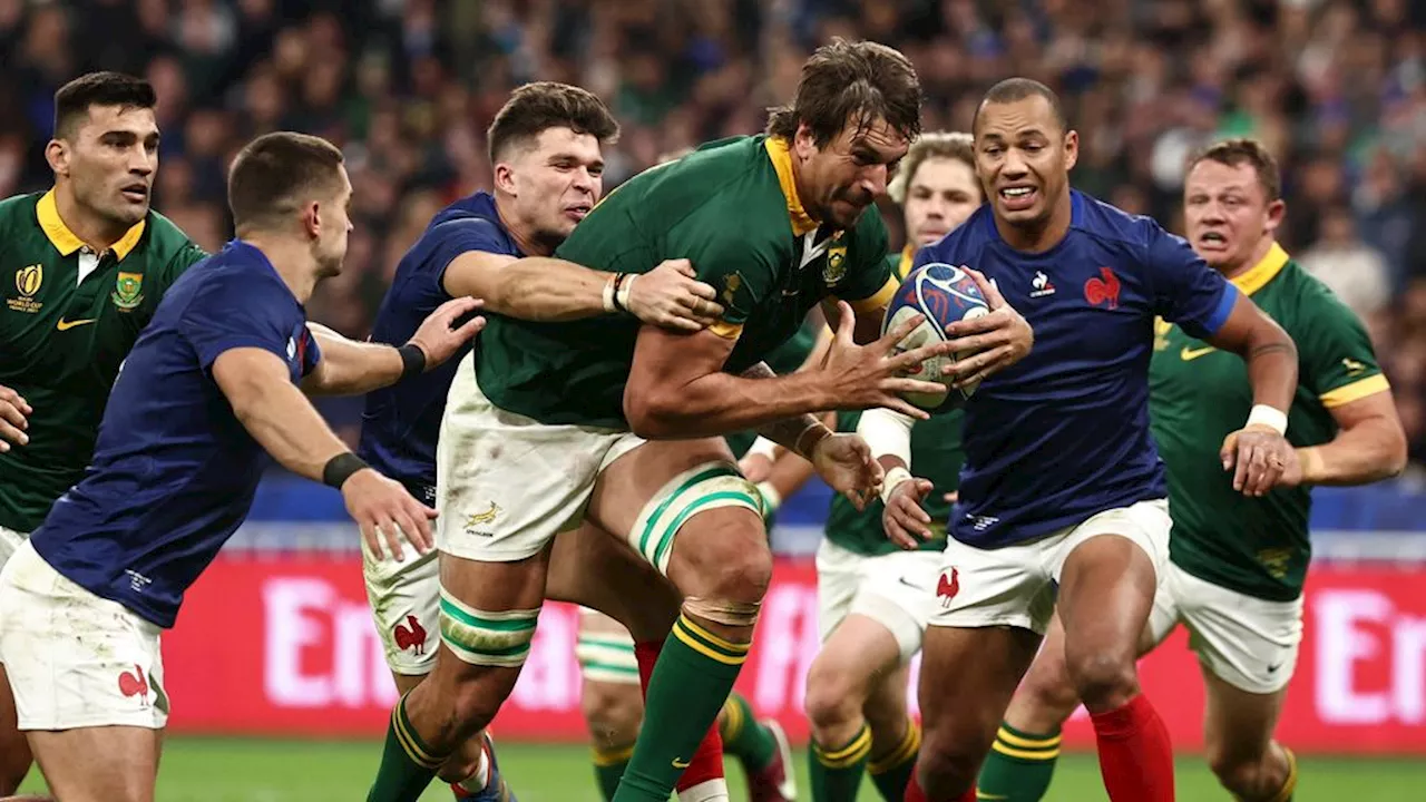 Zuid-Afrika troeft Frankrijk op WK in zinderend rugbyduel op een punt af