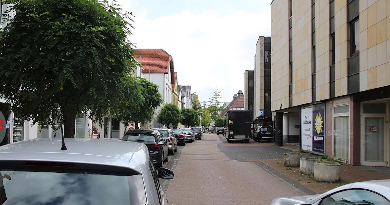 Straßensperrungen in der Lübbecker Innenstadt wegen der Umgestaltung der Kneipenmeile