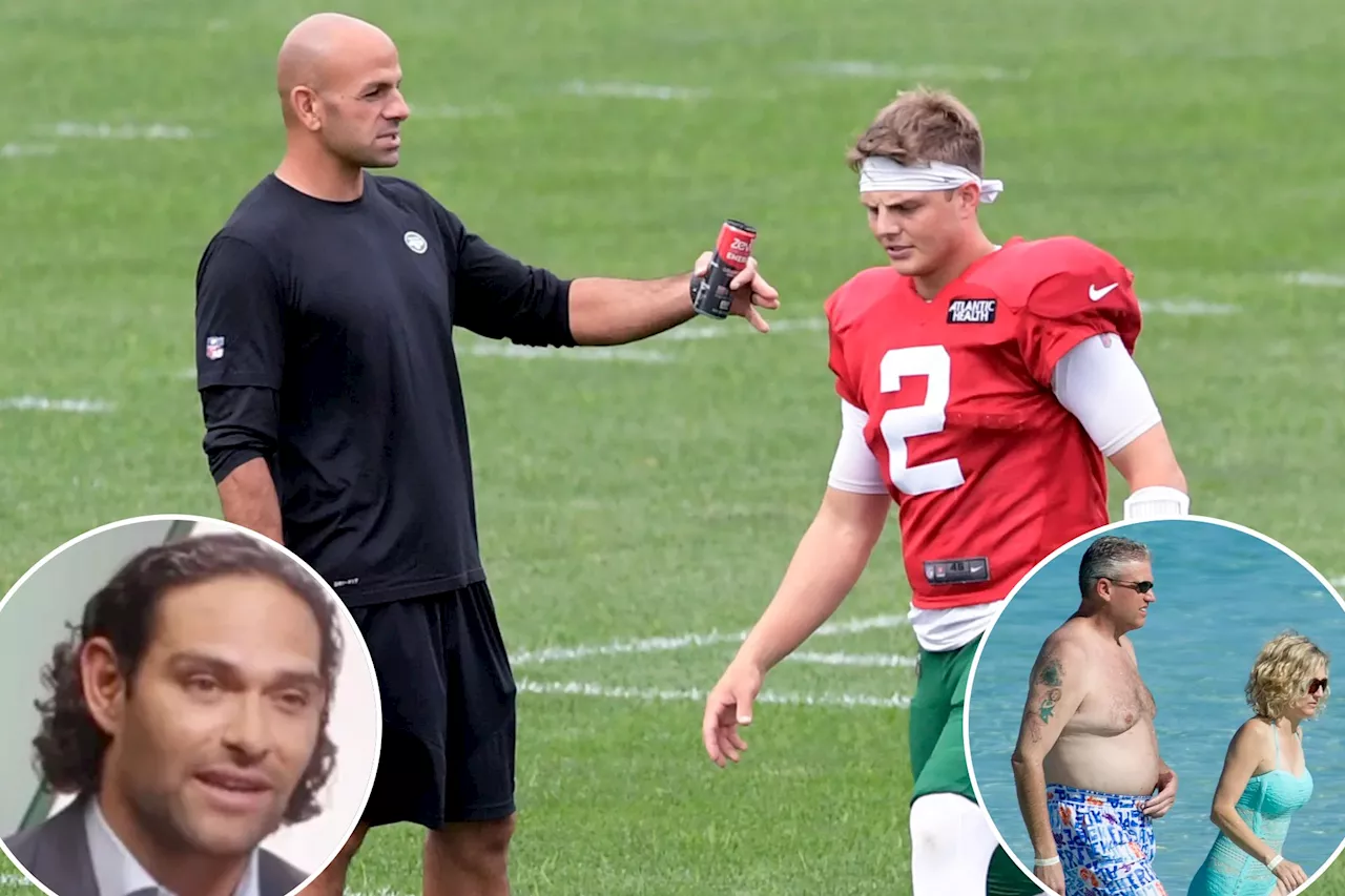 Mark Sanchez asks Jets' Robert Saleh if a Rex Ryan tattoo move is coming