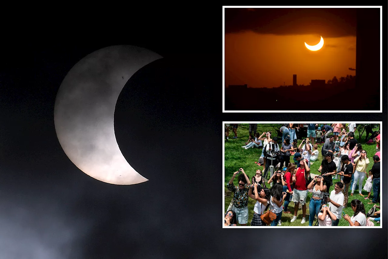 'Ring of fire' solar eclipse wows viewers from Oregon to Brazil