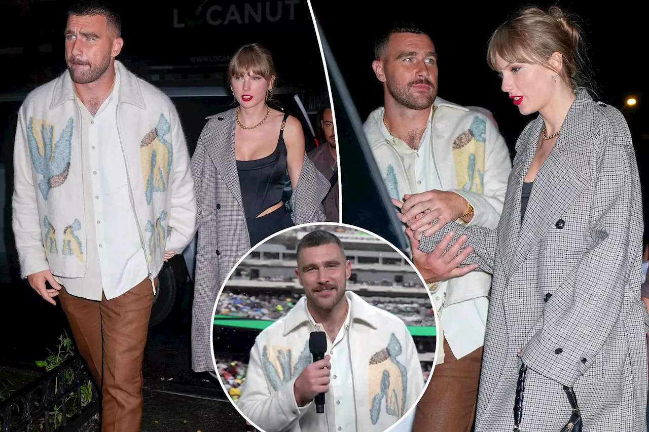 Taylor Swift and Travis Kelce seen 'kissing' at 'SNL' party during NYC date night