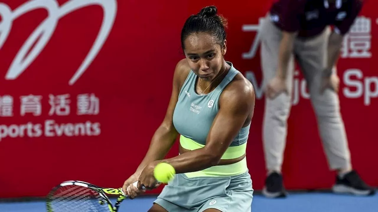 WTA. Troisième en titre en carrière pour Leylah Fernandez, tombeuse de Siniakova à Hong Kong