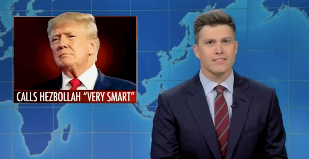 'SNL' Weekend Update Roasts Trump, Menendez, Santos