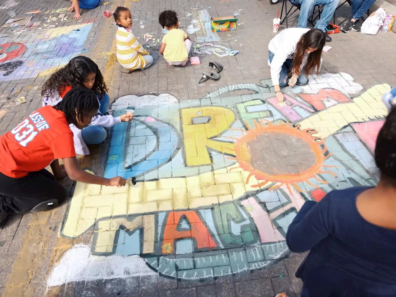 All the most creative moments from Artpace's Chalk It Up 2022