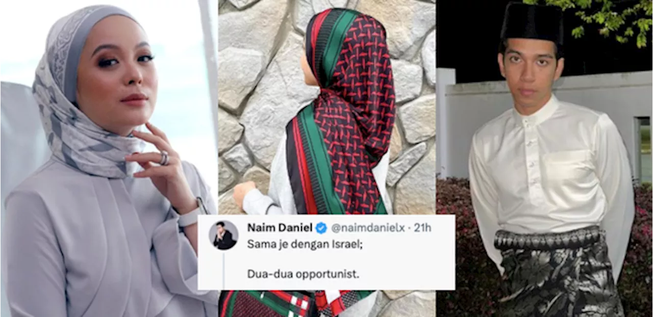 Naim Daniel Dakwa dUCk 'Opportunist' Buat Shawl Bendera Palestin, Ini Kenyataan Vivy Yusof