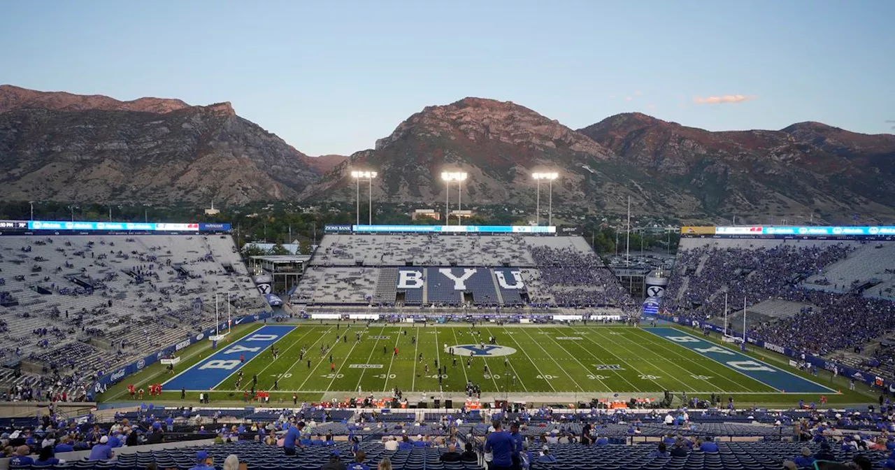 A pilot is taking his BYU fandom to the air