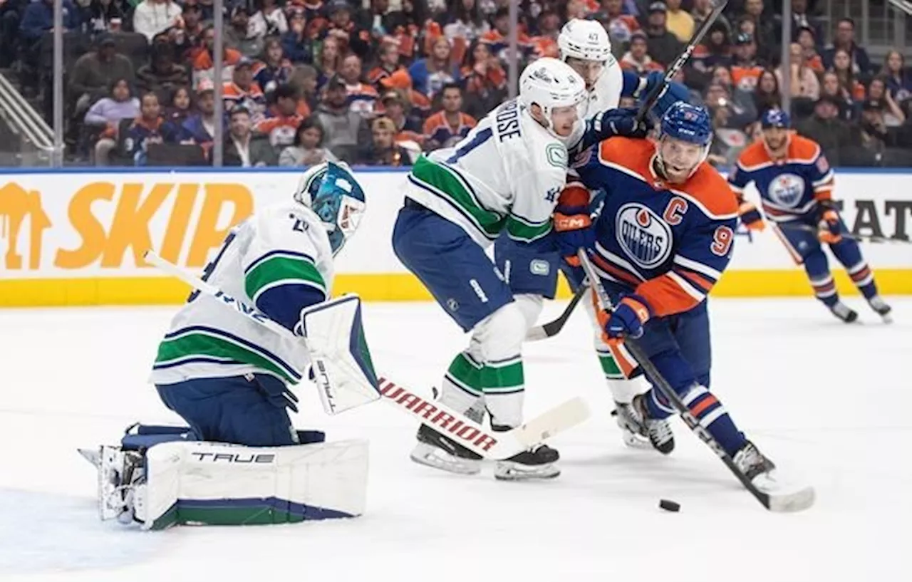 Canucks badly outshot, but still beat Oilers 4-3