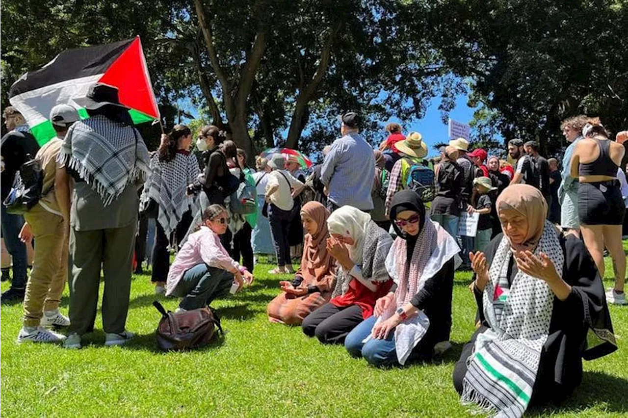 Pro-Palestinian rallies in Australia over Gaza draw thousands