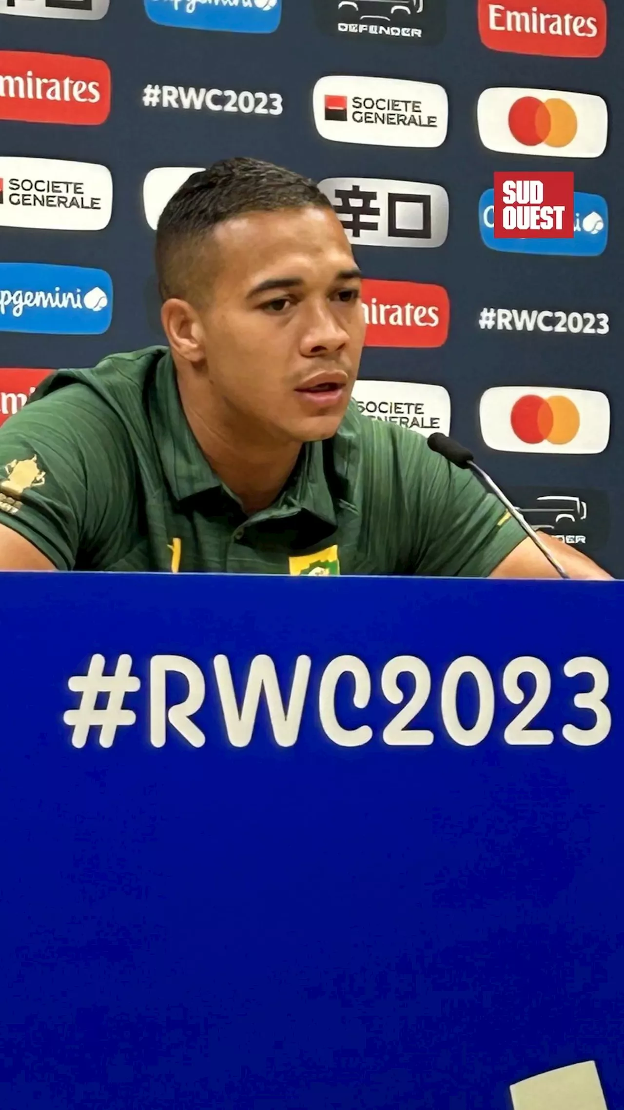 - Afrique du Sud. « Un défi énorme » pour l’ailier des Springboks Cheslin Kolbe