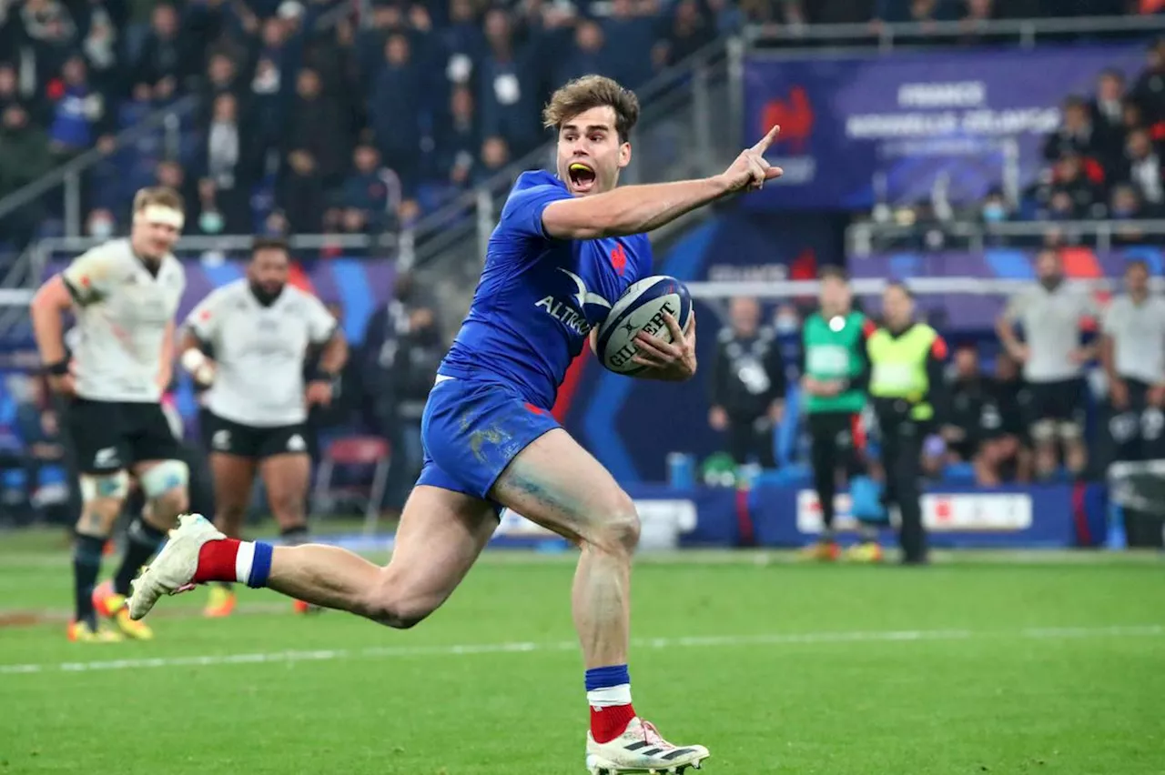 En images : Damian Penaud battra-t-il le record d’essais en Coupe du monde de rugby ?