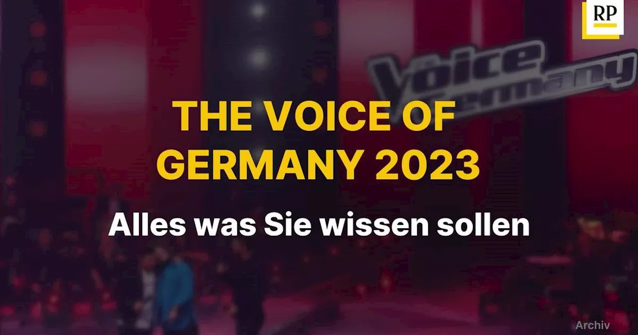 Video: The Voice Of Germany 2023: Alles was Sie wissen sollen