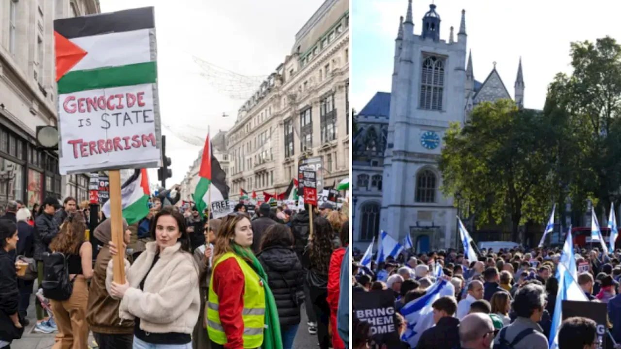 Hundreds gather at Israeli memorial vigil in London to mourn dead in Hamas conflict