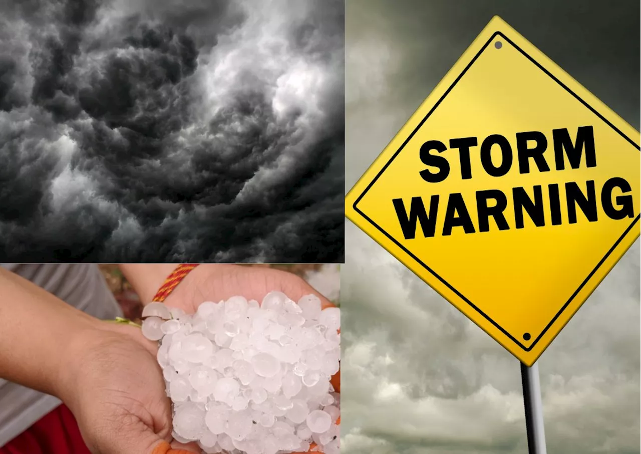 BREAKING: Level 6 warning for HEAVY rain, thunderstorms and hail NOW