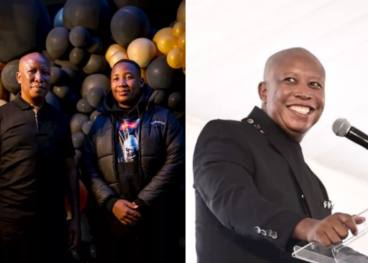 ‘Fatherhood’: Julius Malema pens open letter to son on his b-day